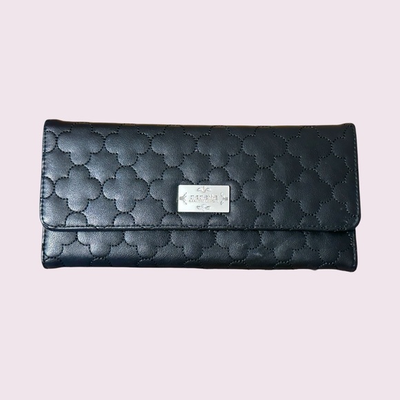 Nanette Lepore Handbags - Nanette Lepore Black Quilted PVC Lipstick & Phone Wallet - #802